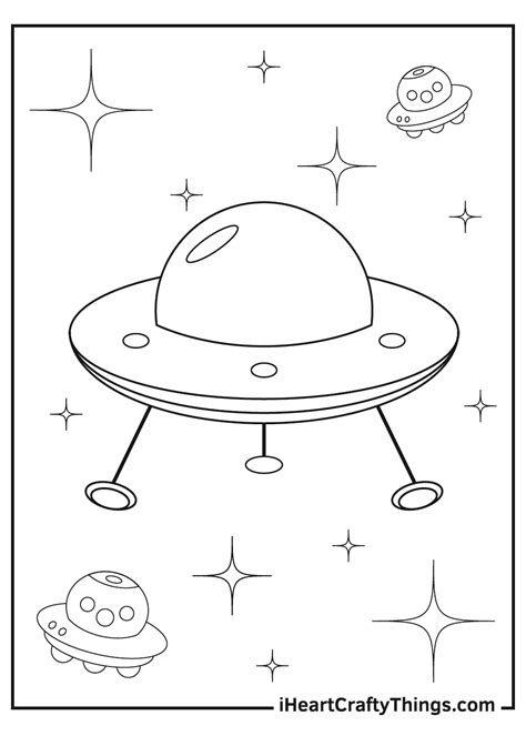 spaceship coloring pages