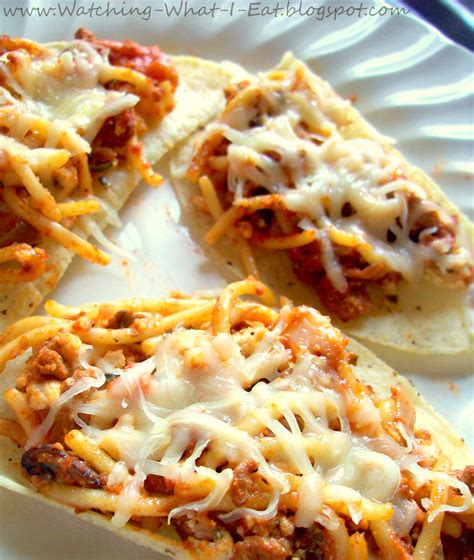 spaghetti nachos