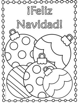 spanish christmas coloring pages