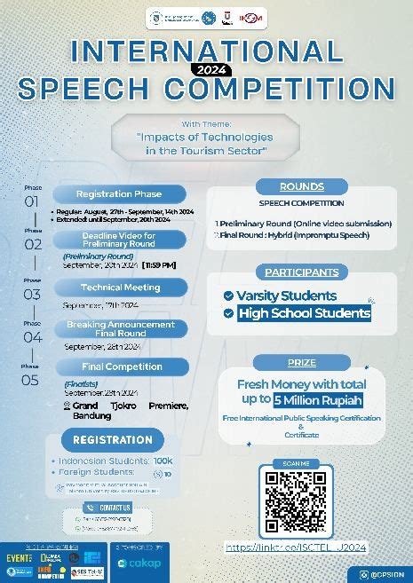 speech competition for students 2024
