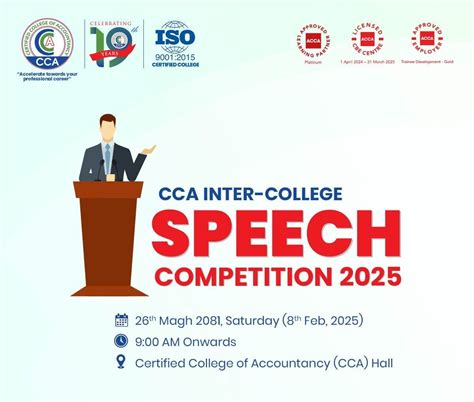 speech competition for students 2025