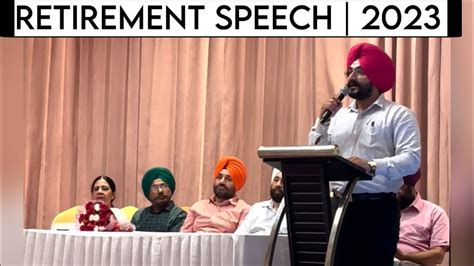speech for retirement party in punjabi