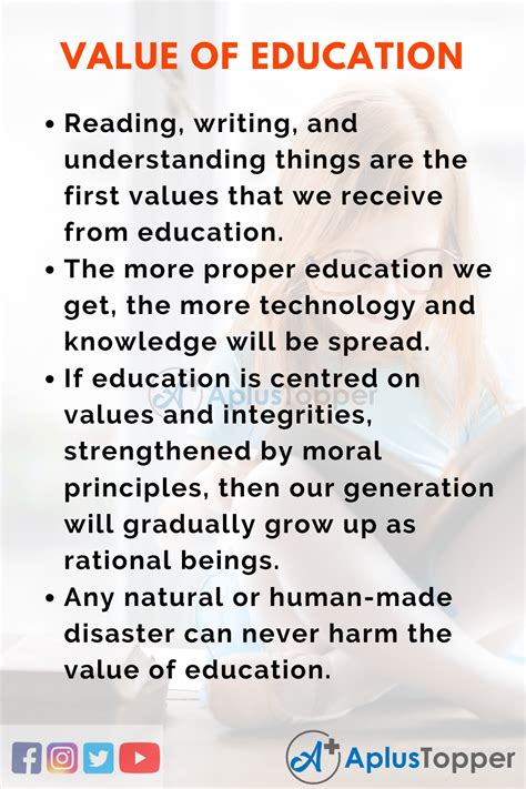 speech on importance of value education in 150 words