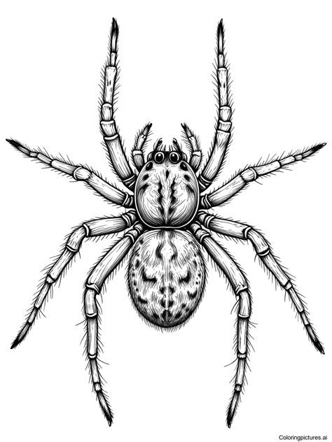 spider coloring
