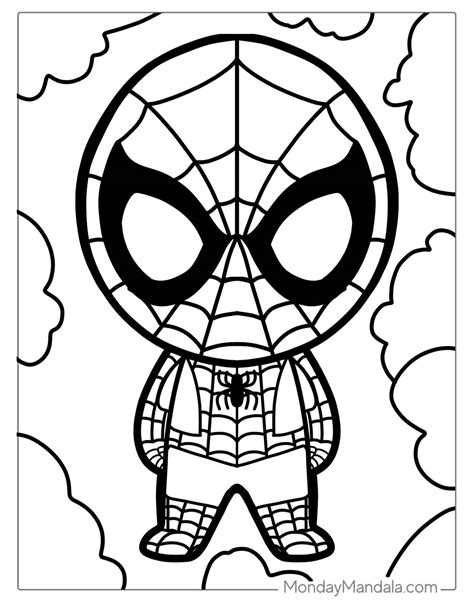 spider man coloring sheets pdf