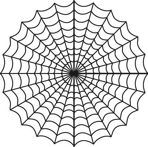 spider web coloring pages