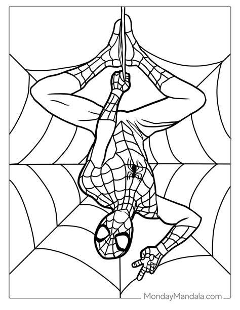 spiderman coloring pages pdf