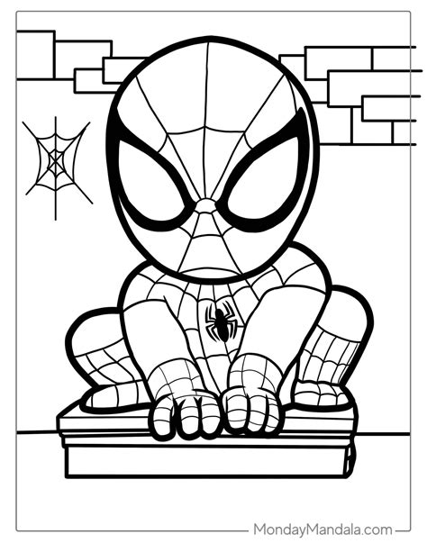 spiderman coloring pages printable pdf