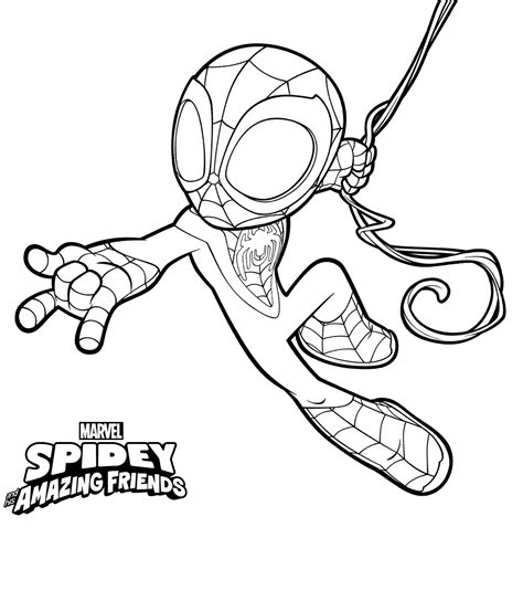 spidey coloring pages