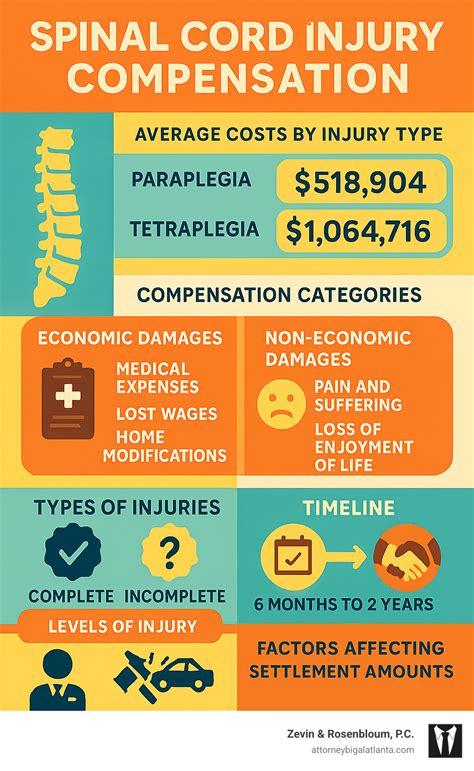 Key Components of a Spinal Cord Injury Settlement Calculation