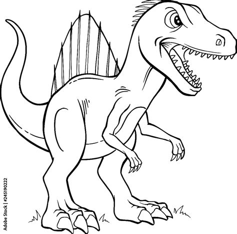 spinosaurus dinosaur coloring pages