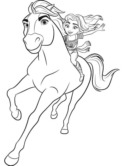 spirit untamed coloring pages