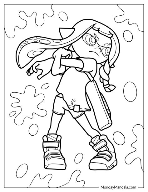 splatoon 3 coloring pages