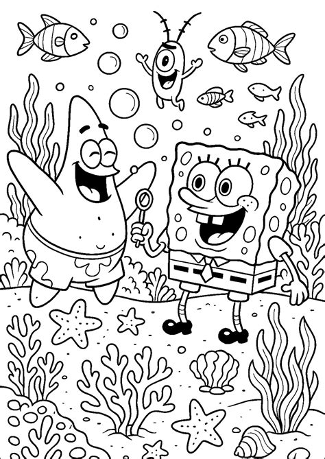 sponge bob coloring pages