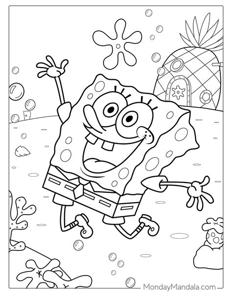 Spongebob Coloring Effy Moom Free Coloring Picture wallpaper give a chance to color on the wall without getting in trouble! Fill the walls of your home or office with stress-relieving [effymoom.blogspot.com]