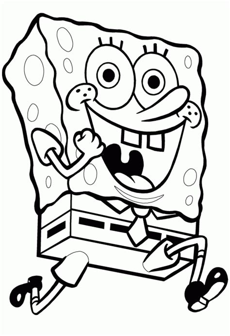 spongebob pictures to color