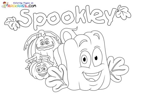 spookley coloring pages