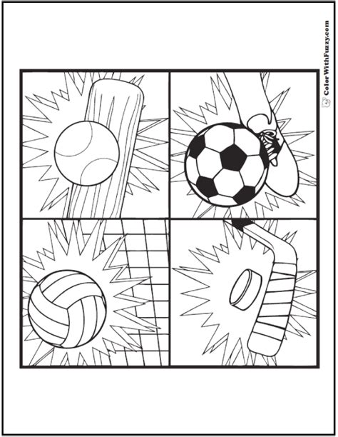 sports coloring pages pdf