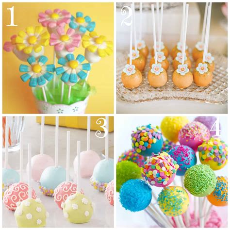 spring cake pops