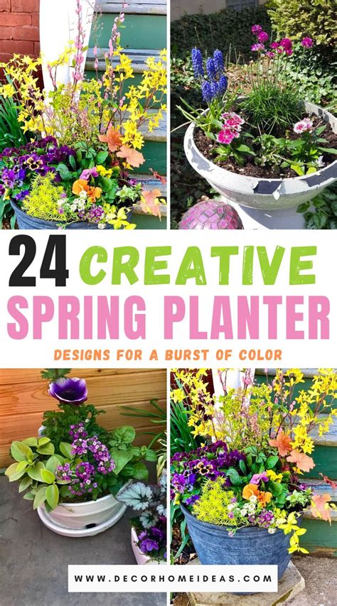 spring planter ideas