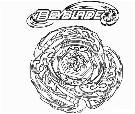 spryzen beyblade coloring pages