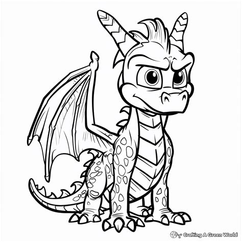 spyro coloring pages