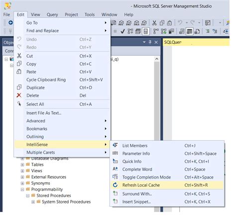 sql server invalid object name - but tables are listed in SSMS tables list
