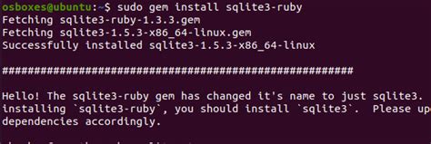 sqlite3-ruby install error on Ubuntu