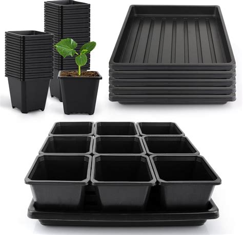 square nursery pots