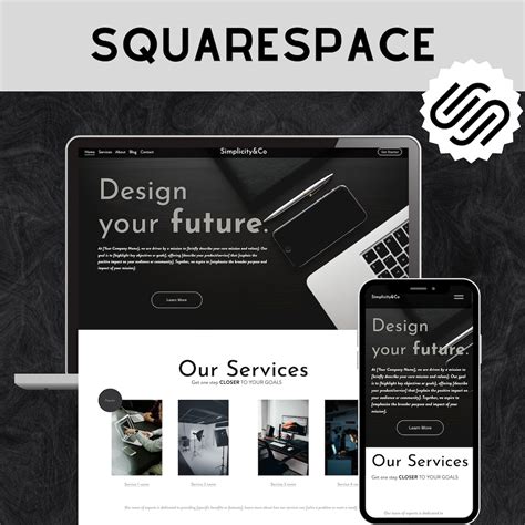 Squarespace Services Template