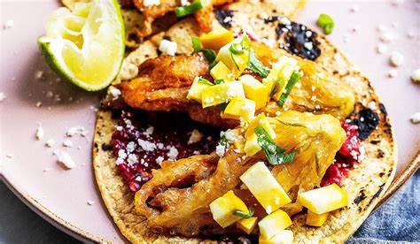 squash blossom tacos