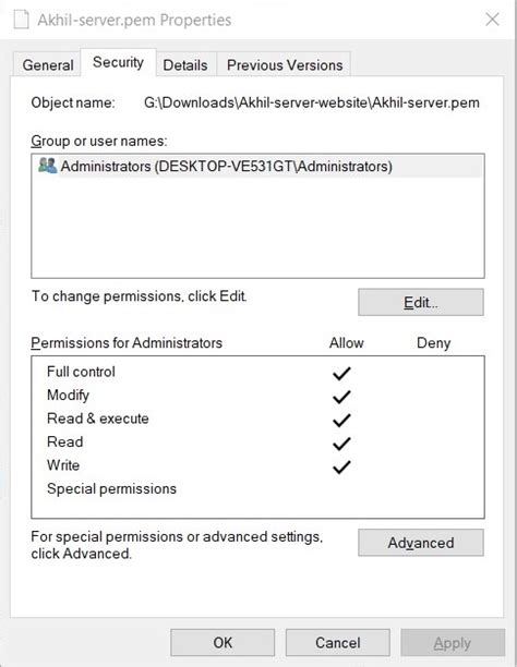 ssh permissions are too open