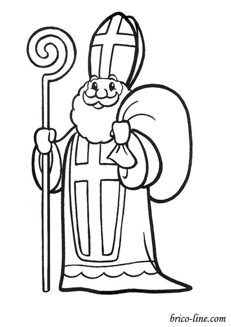 st nicholas coloring pages