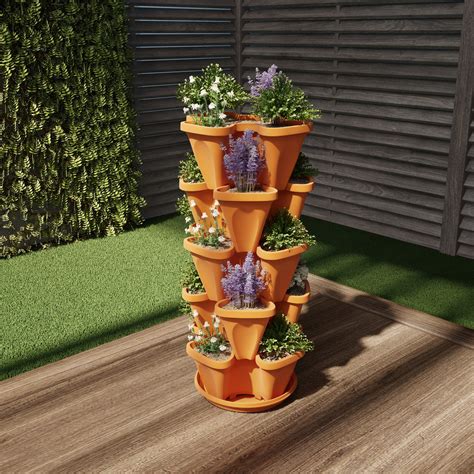 stackable pots for plants