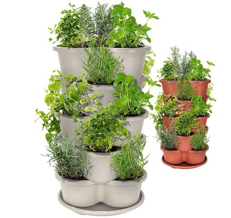 stackable pots for plants