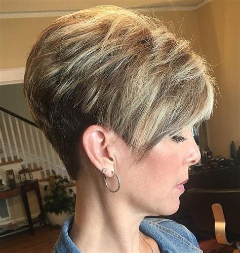 stacked pixie cut