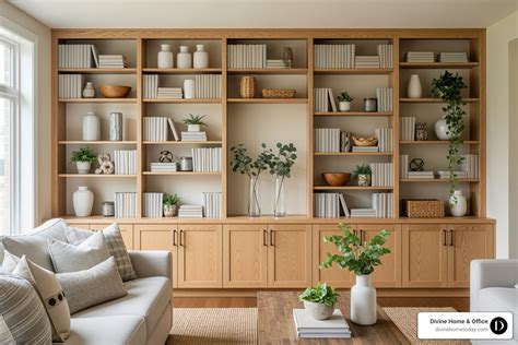 staging bookshelves