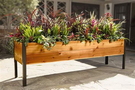 standing planter box outdoor