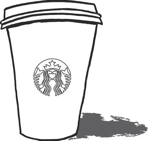 starbucks coffee coloring pages