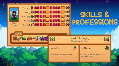 Stardew Professions Chart
