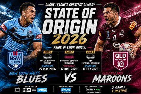 Jadwal dan Format State of Origin 2026