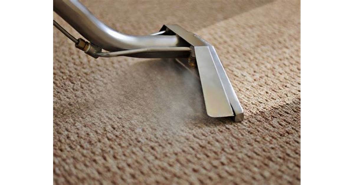 Steam clean the rug