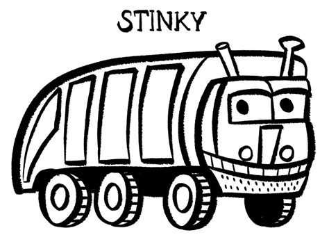 stinky and dirty coloring pages