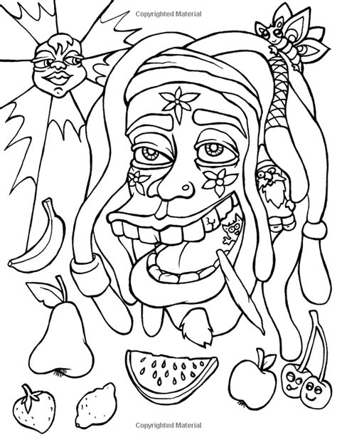 stoner coloring book pages