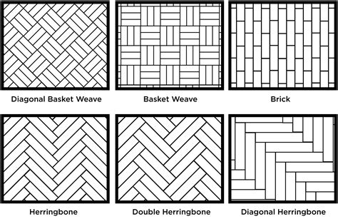 straight herringbone pattern