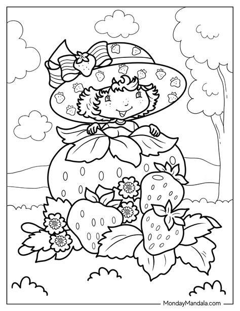 strawberry shortcake coloring sheet