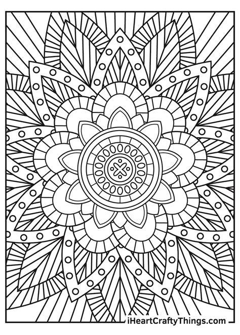 stress reducing coloring pages