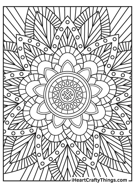 stress relief coloring pages for adults