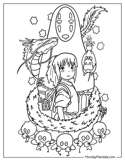 studio ghibli coloring pages