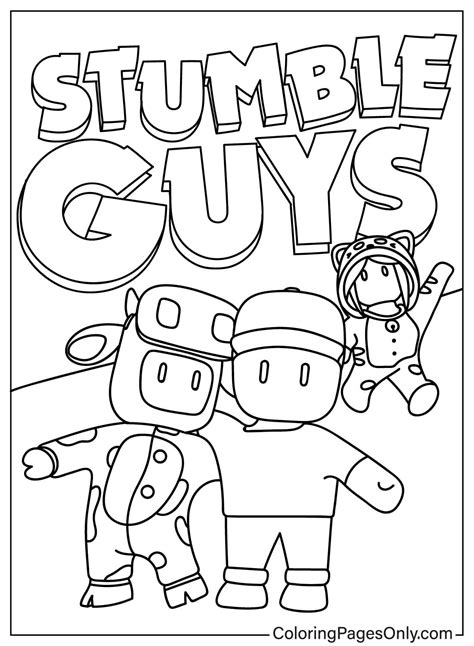 stumble guys coloring pages